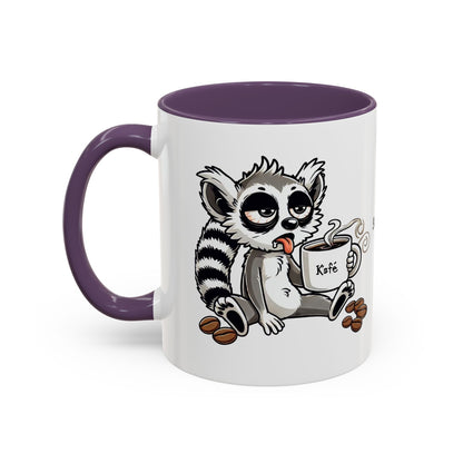 Mug "Maki & Kafé – Matins Difficiles" ☕🐒