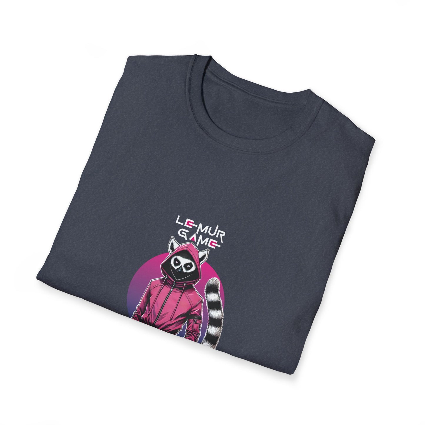 “Lemur Game - Guard Dark Edition” T-Shirt – Madagascar x Squid Game