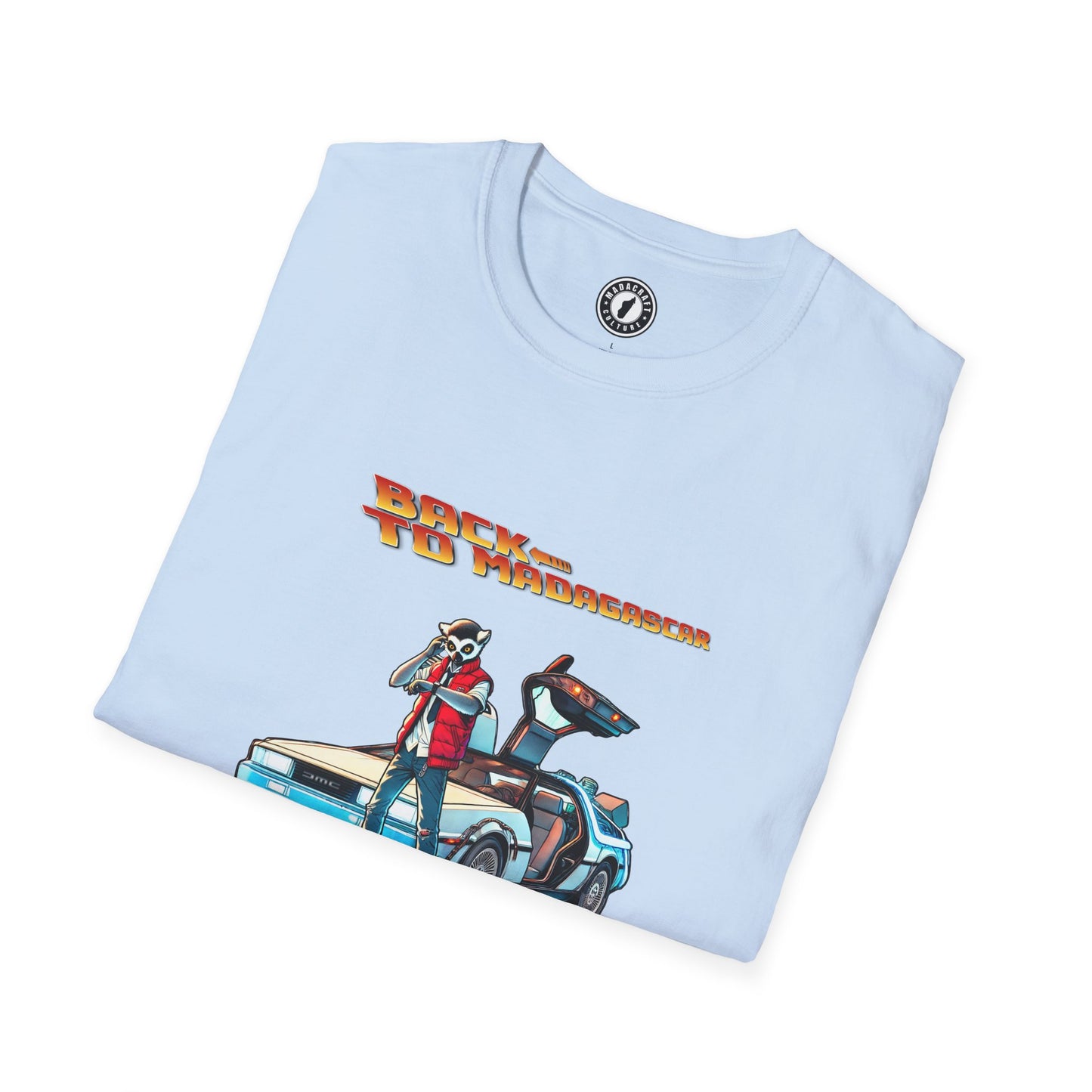 Maki McFly &amp; DeLorean T-Shirt – Madagascar Time Travel