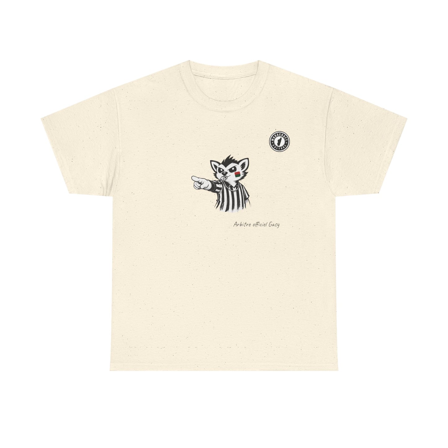 T-Shirt Arbitre Officiel Gasy – L’Autorité du Terrain Version Malagasy