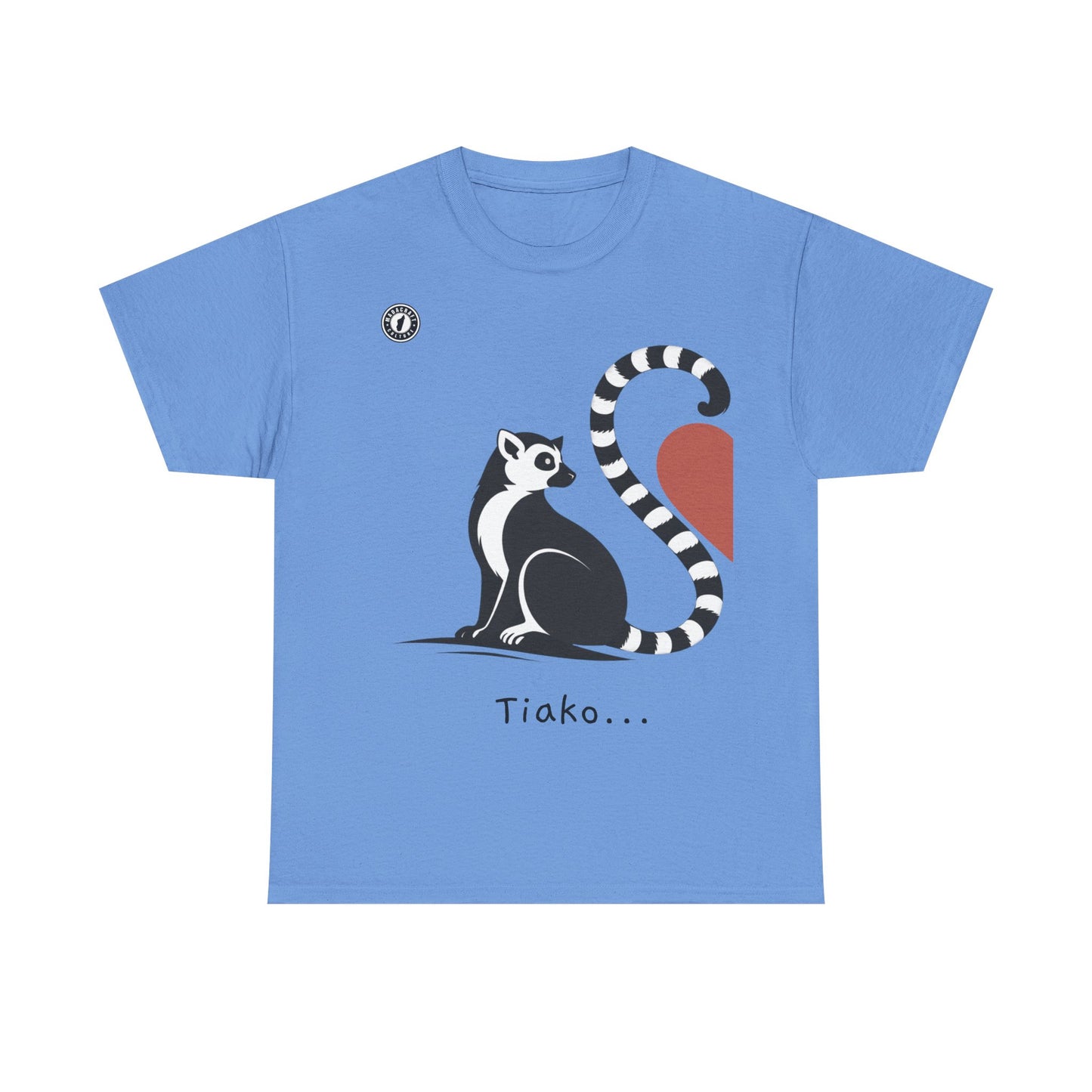 T-Shirt Lémurien “Tiako...” – Pour un Duo d’Amour Gasy