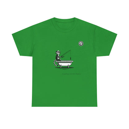 T-Shirt Lémurien Pêcheur – L’Art de la Patience 🎣- Homme