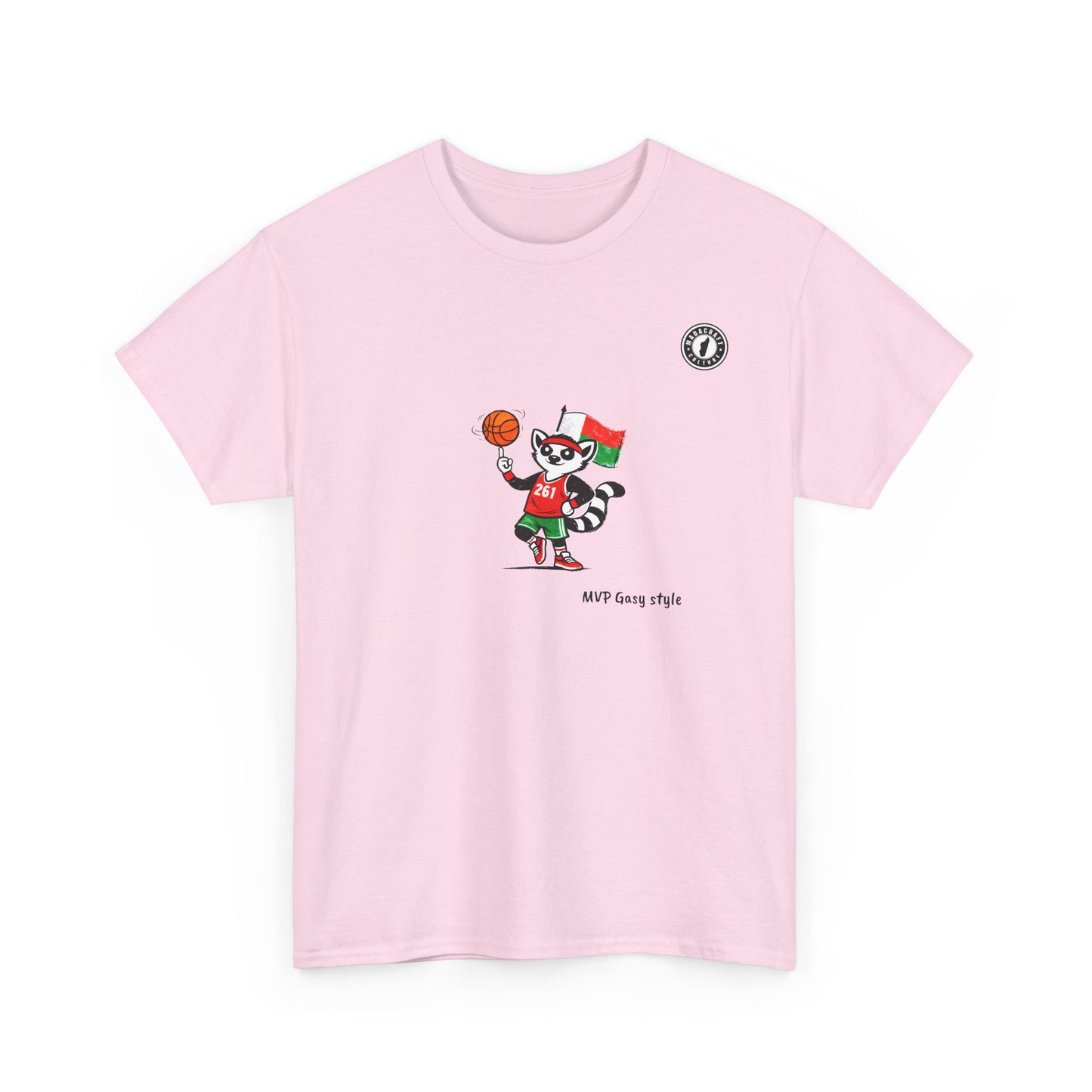T-Shirt MVP Gasy Style – L’Esprit Basket aux Couleurs de Madagascar