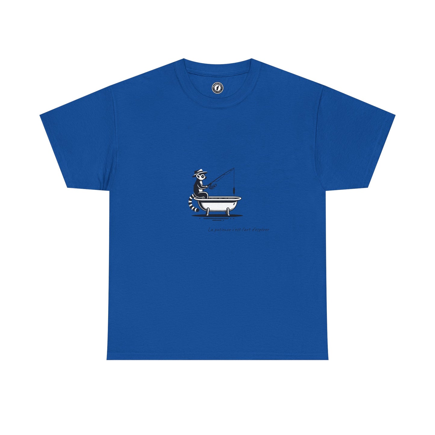 T-Shirt Lémurien Pêcheur – L’Art de la Patience