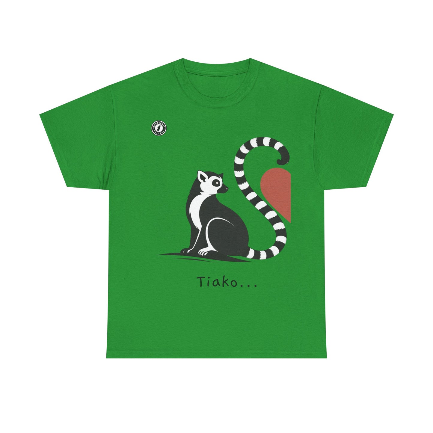 T-Shirt Lémurien “Tiako...” – Pour un Duo d’Amour Gasy