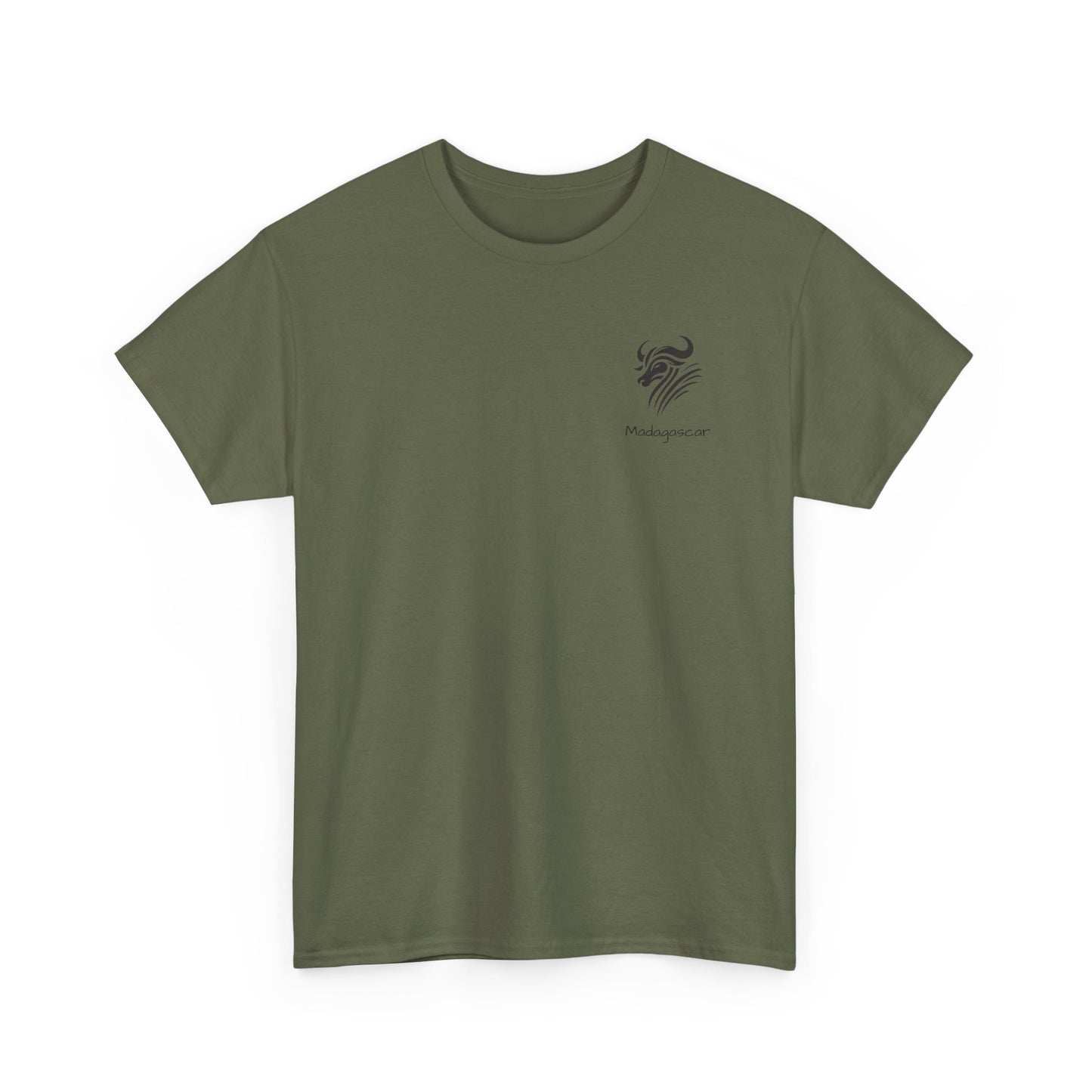 T-Shirt  "Zébu Tribal" - L’Âme de Madagascar 🏝️🐃