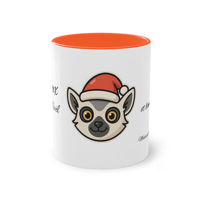 Christmas Lemur Mug – Merry Christmas &amp; Happy New Year 🎅