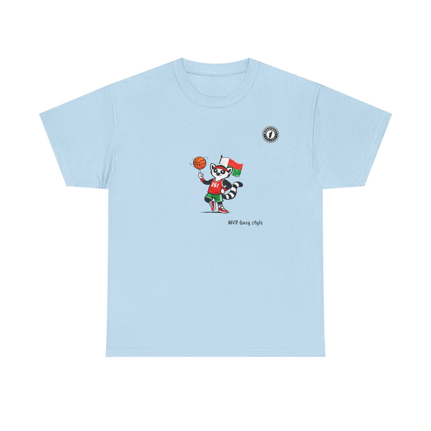 T-Shirt MVP Gasy Style – L’Esprit Basket aux Couleurs de Madagascar