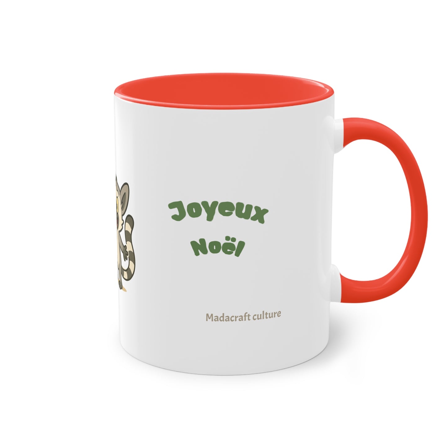 Mug de Noël – Lémurien et Sapin