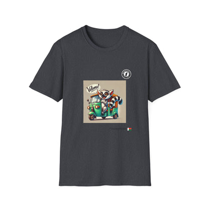 T-Shirt Unisex Maki Tuk-Tuk – Aventure Nocturne à Madagascar