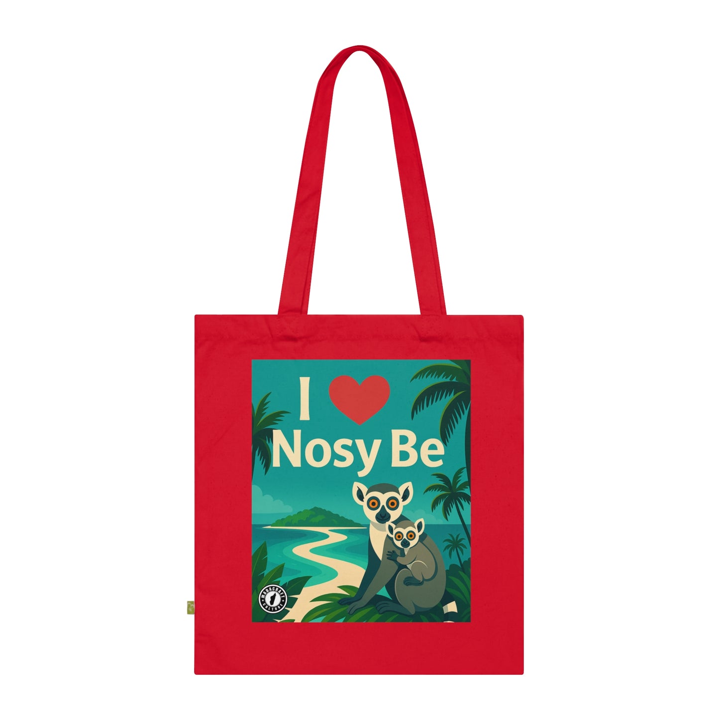 Totebag I ❤️ Nosy Be – Le Charme Tropical de Madagascar 🏝️🐒