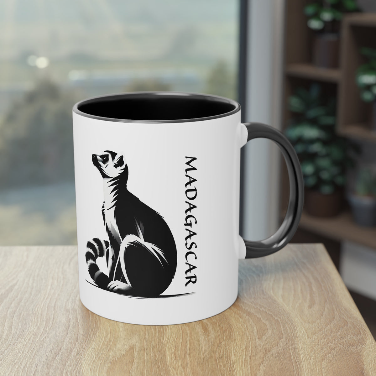 Mug "Maki de Madagascar - Bonjour Monde !" ☕🌍