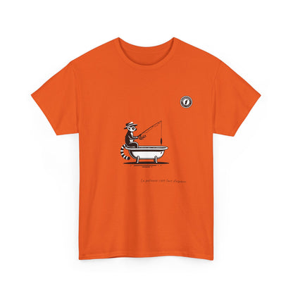 T-Shirt Lémurien Pêcheur – L’Art de la Patience 🎣