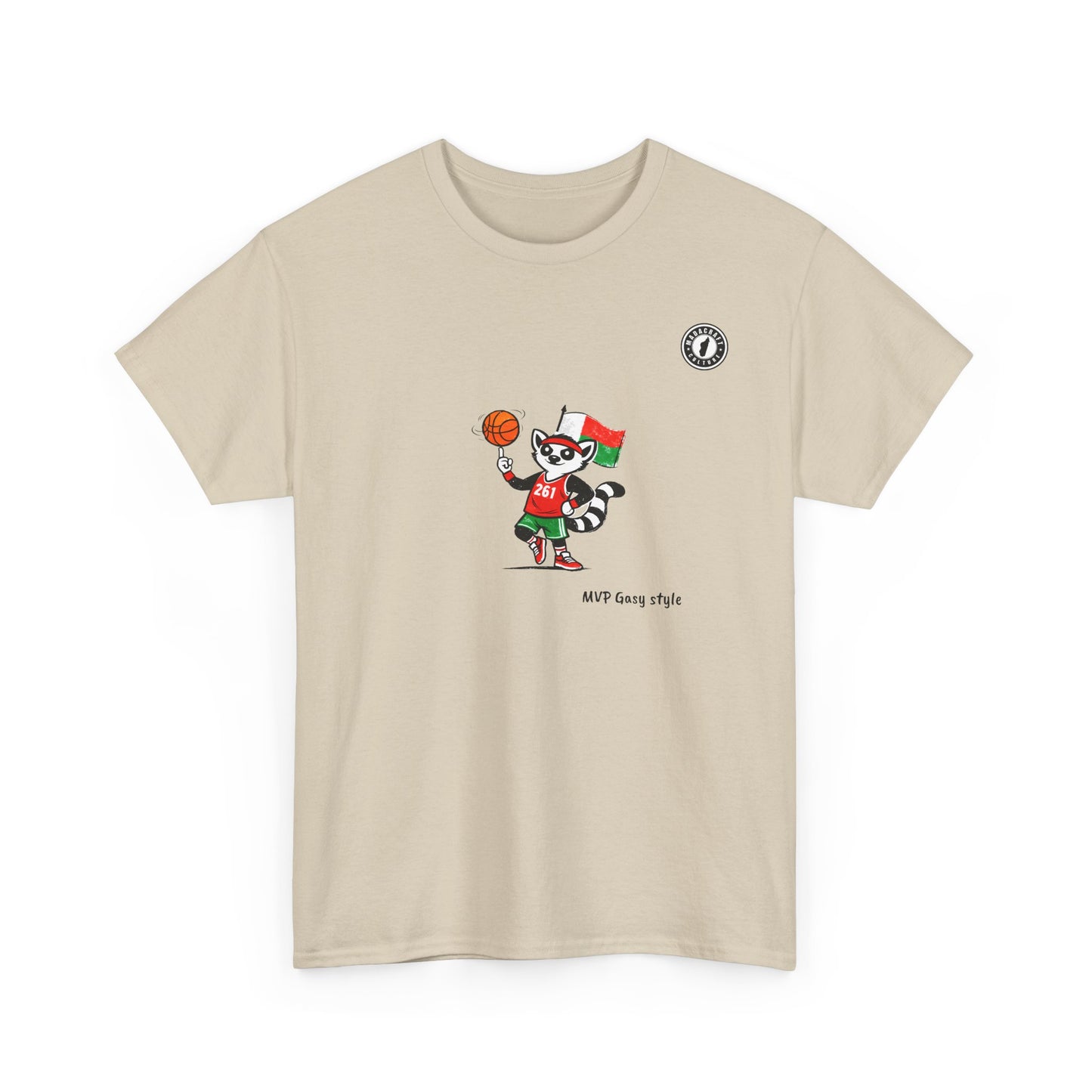 T-Shirt MVP Gasy Style – L’Esprit Basket aux Couleurs de Madagascar