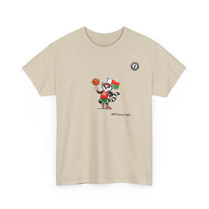 T-Shirt MVP Gasy Style – L’Esprit Basket aux Couleurs de Madagascar