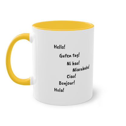 Mug "Maki de Madagascar - Bonjour Monde !" ☕🌍