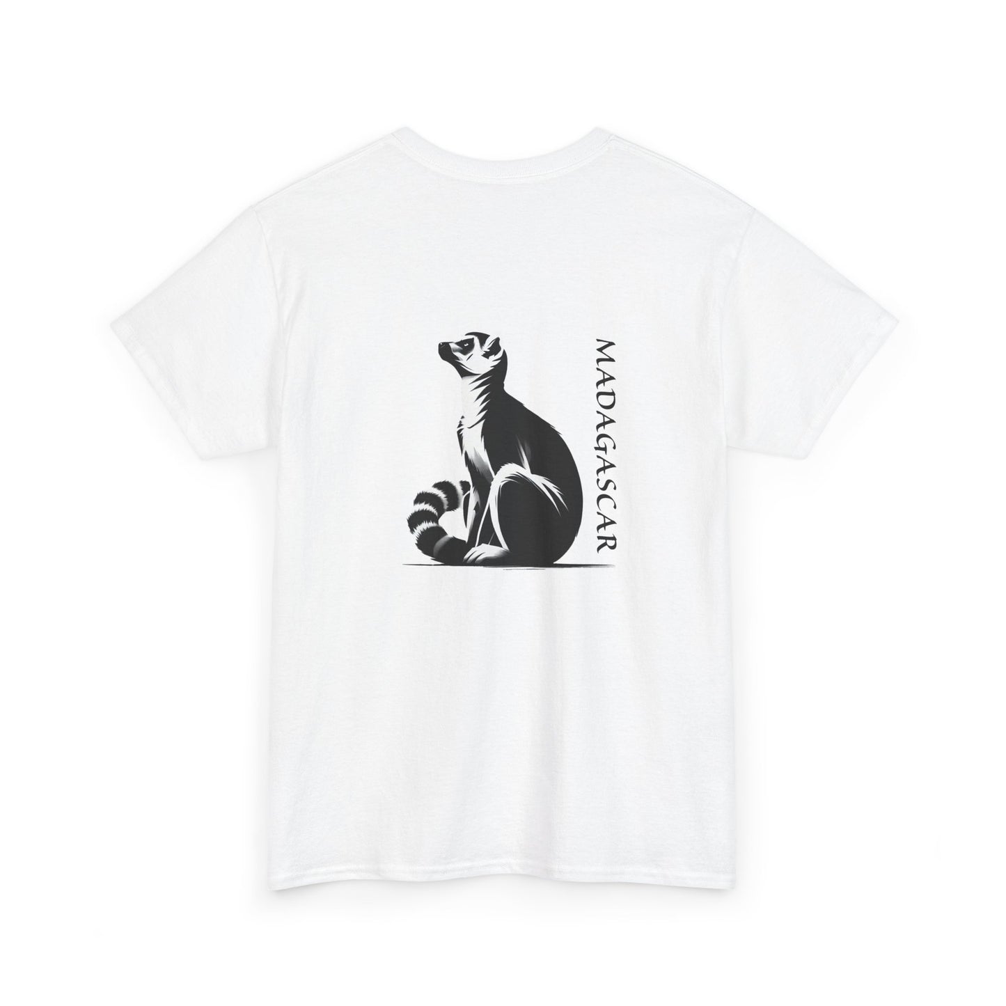 T-Shirt Lémurien de Madagascar - Coton Épais & Confortable