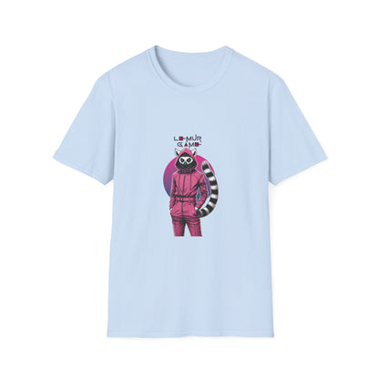 “Lemur Game - Guard Dark Edition” T-Shirt – Madagascar x Squid Game