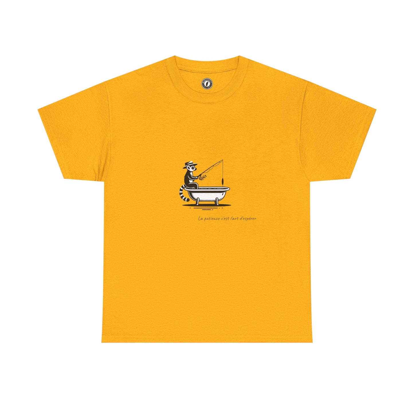 T-Shirt Lémurien Pêcheur – L’Art de la Patience