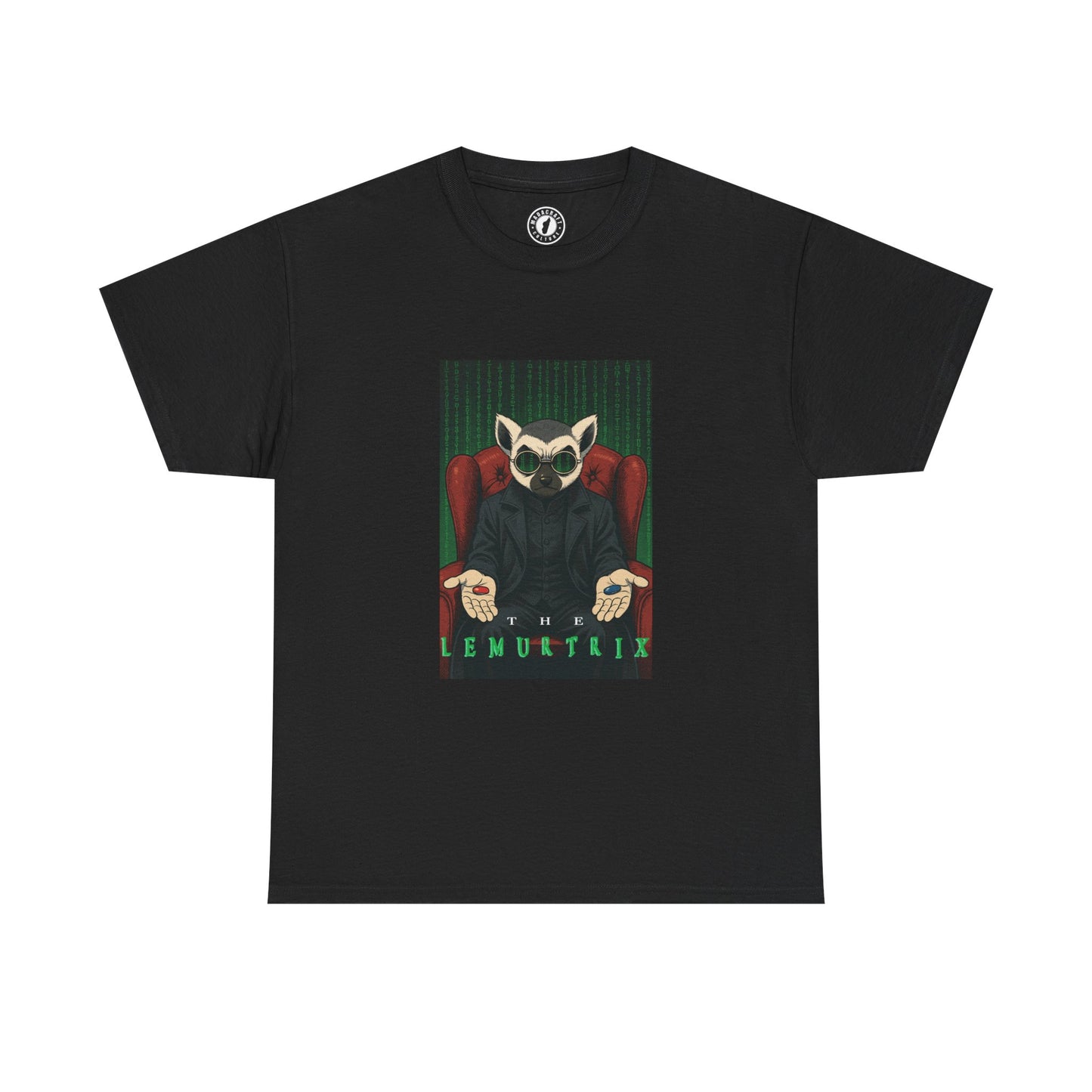 T-shirt The Lemurtrix – Parodie Matrix en maki Madagascar | Madacraft Culture