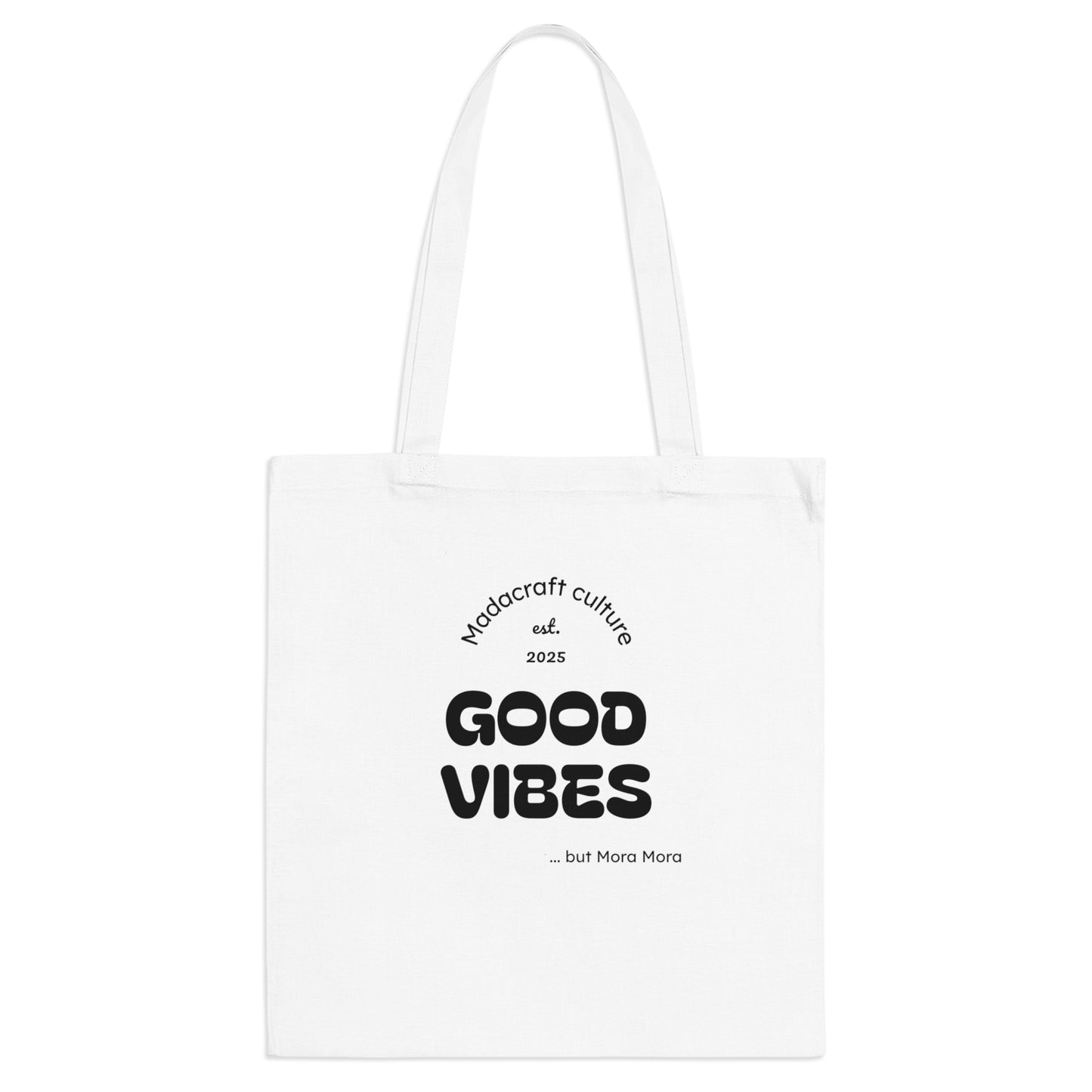 Totebag Good Vibes - Style Gasy Positif | Madacraft Culture