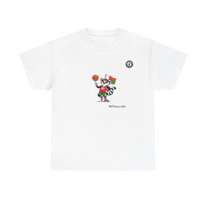 T-Shirt MVP Gasy Style – L’Esprit Basket aux Couleurs de Madagascar
