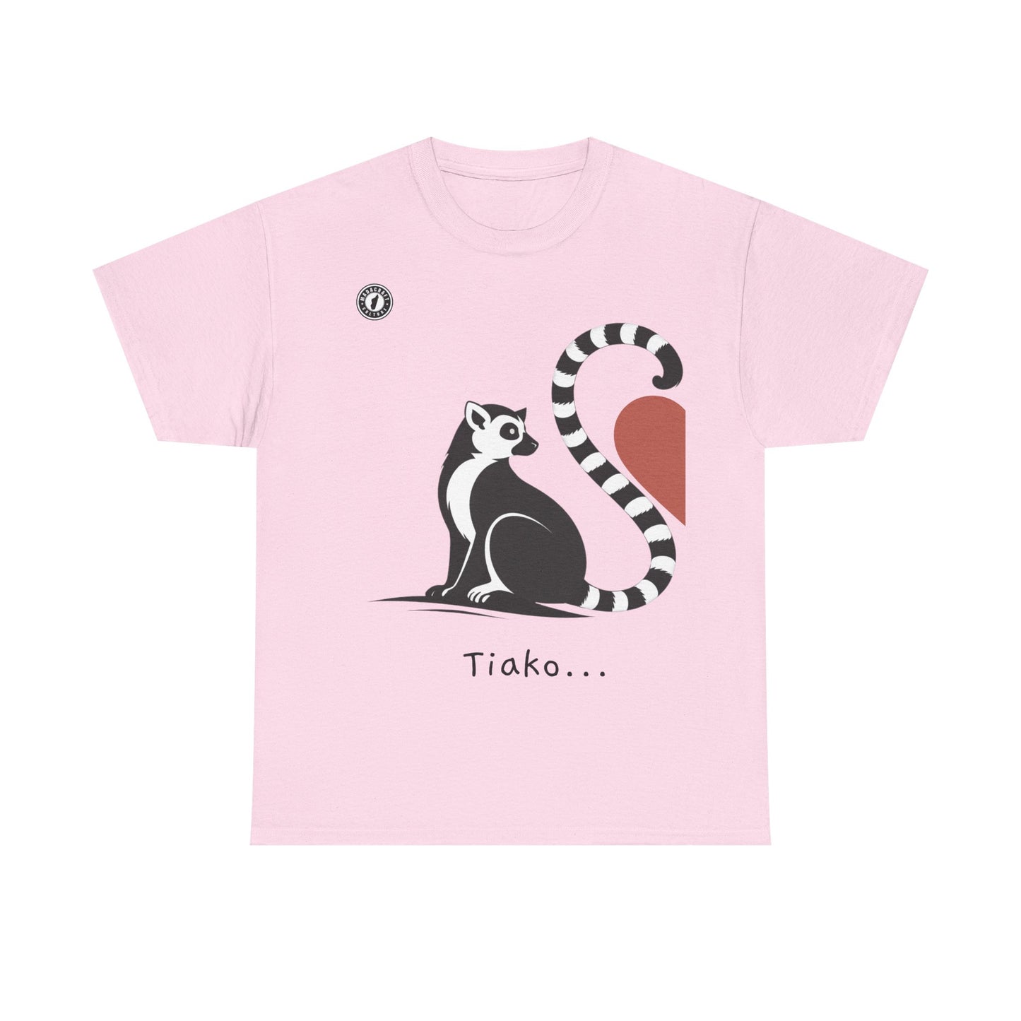 T-Shirt Lémurien “Tiako...” – Pour un Duo d’Amour Gasy