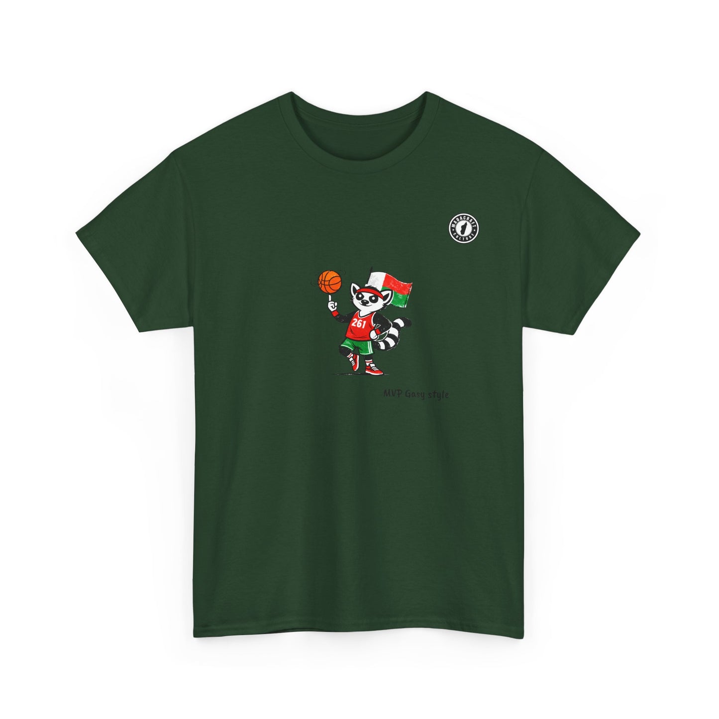 T-Shirt MVP Gasy Style – L’Esprit Basket aux Couleurs de Madagascar