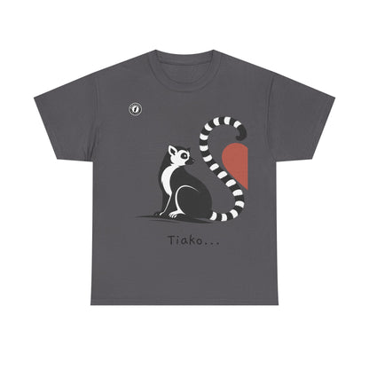 T-Shirt Lémurien “Tiako...” – Pour un Duo d’Amour Gasy