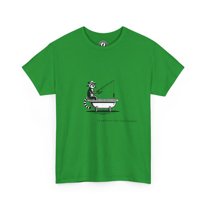 T-Shirt Lémurien Pêcheur – L’Art de la Patience