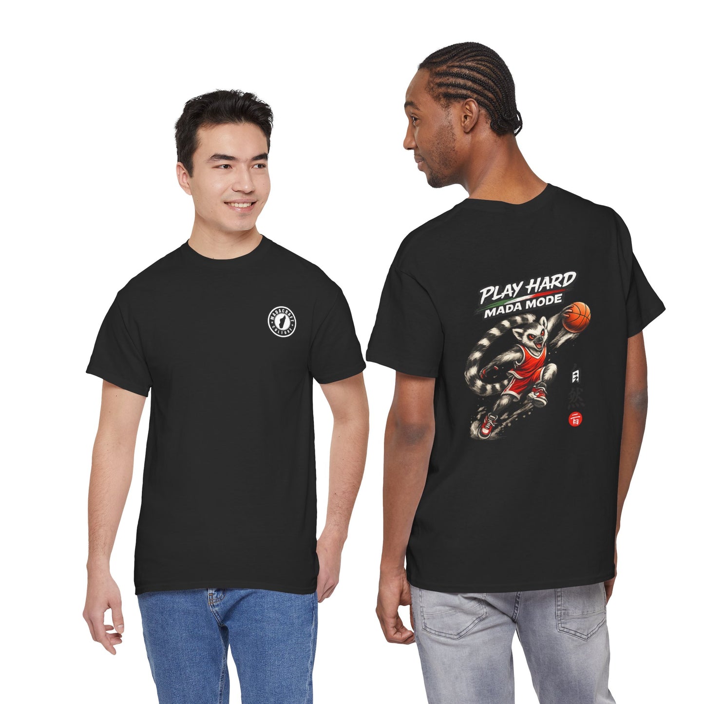 🏀 Basketball Maki T – "Play Hard Mada Mode" - Shirt