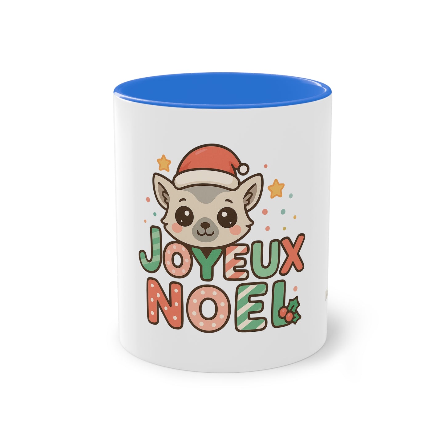 Mug Joyeux Noël Lémurien – Un Style Kawaii pour des Fêtes Trop Mignonnes 🎅
