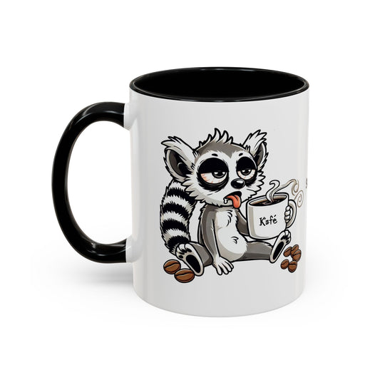 Mug "Maki & Kafé – Matins Difficiles" ☕🐒