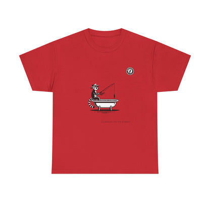 T-Shirt Lémurien Pêcheur – L’Art de la Patience 🎣