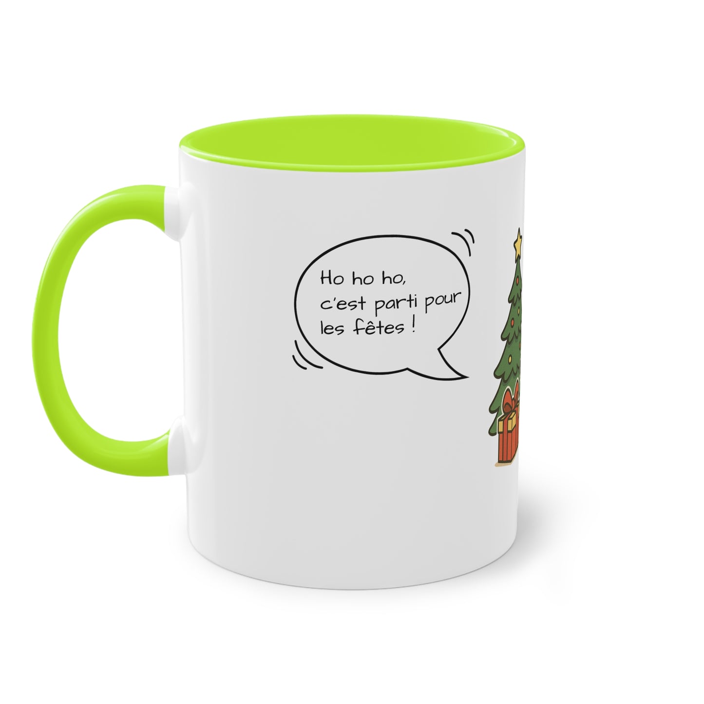 Mug de Noël – Lémurien et Sapin