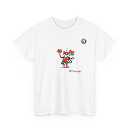 T-Shirt MVP Gasy Style – L’Esprit Basket aux Couleurs de Madagascar