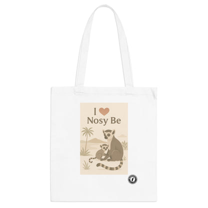 Totebag I Love Nosy Be – Lémurien | Madacraft Culture