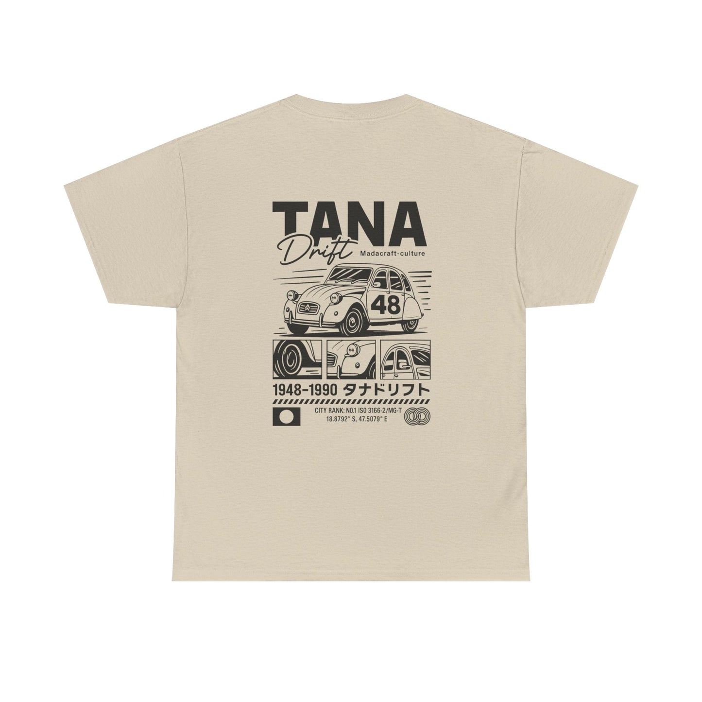 T-Shirt TANA Drift – Design vintage 2CV