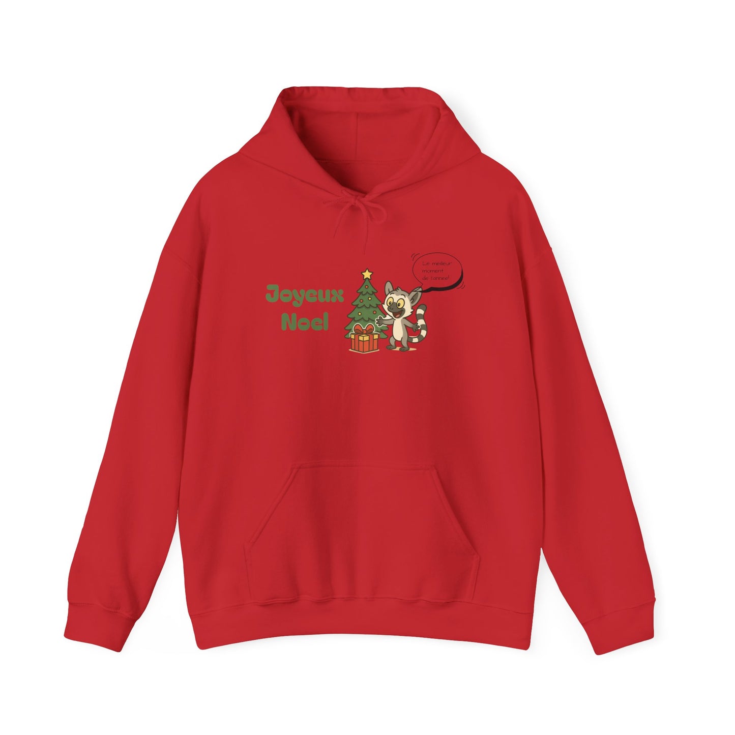 Sweat de Noël — Joyeux Noël 2025 avec Lémurien et Sapin de Noël