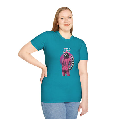 T-Shirt "Lemur Game - Guard Dark Edition" – Madagascar x Squid Game