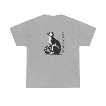 👕 T-Shirt Maki de Madagascar - Un Style Authentique et Sauvage !- Dos