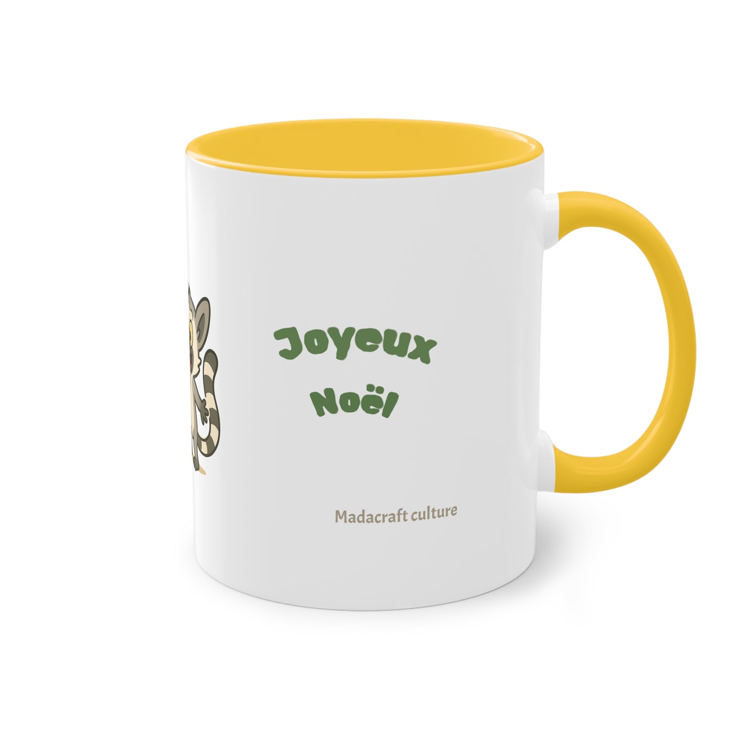 Mug de Noël – Lémurien et Sapin
