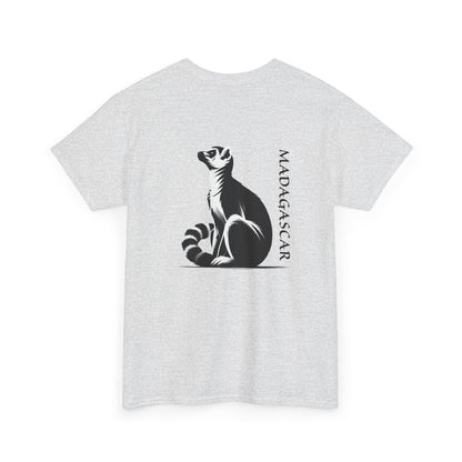👕 T-Shirt Maki de Madagascar - Un Style Authentique et Sauvage !- Dos