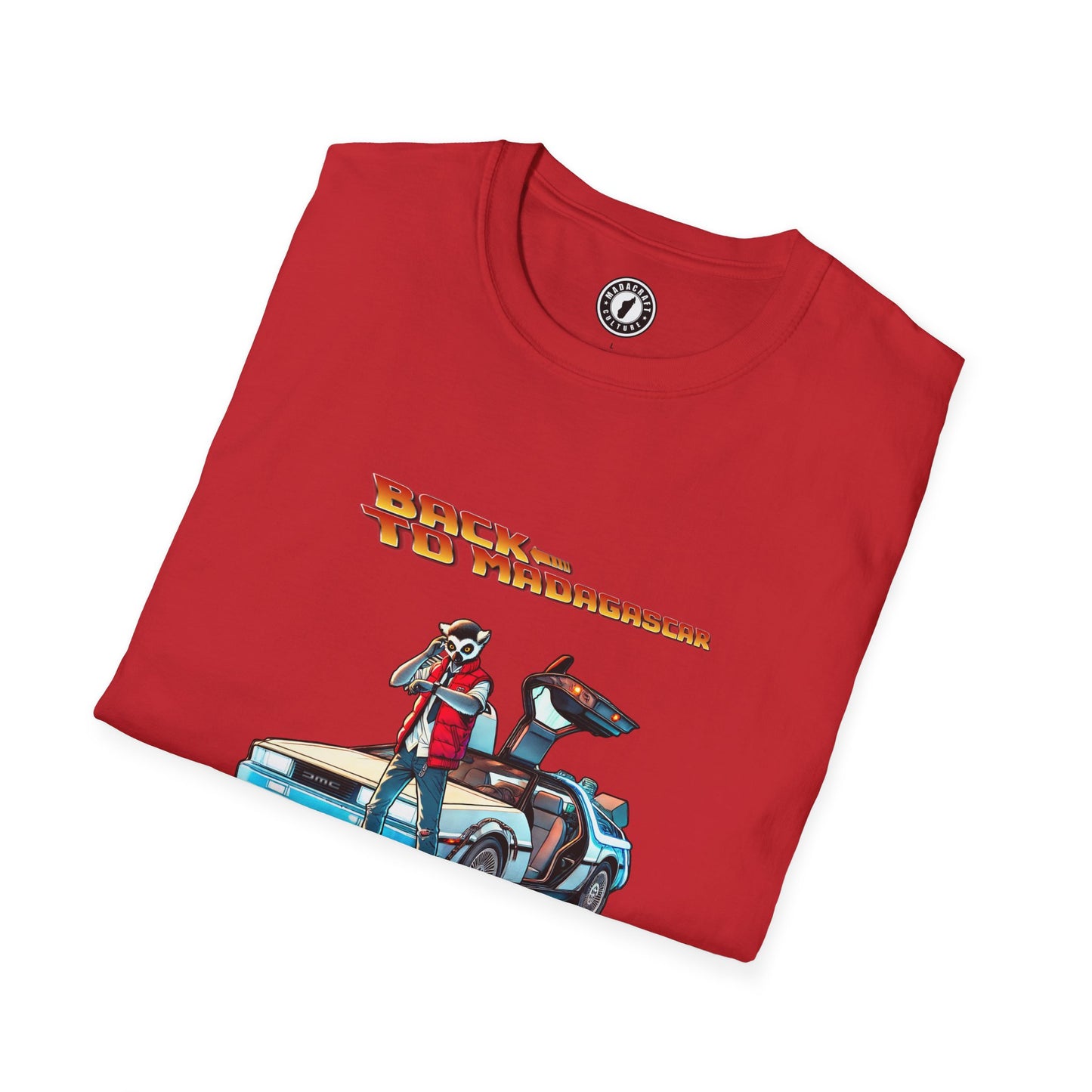 Maki McFly &amp; DeLorean T-Shirt – Madagascar Time Travel