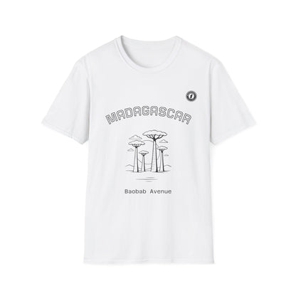 T-Shirt Baobab Avenue - Nature de Madagascar | Madacraft Culture