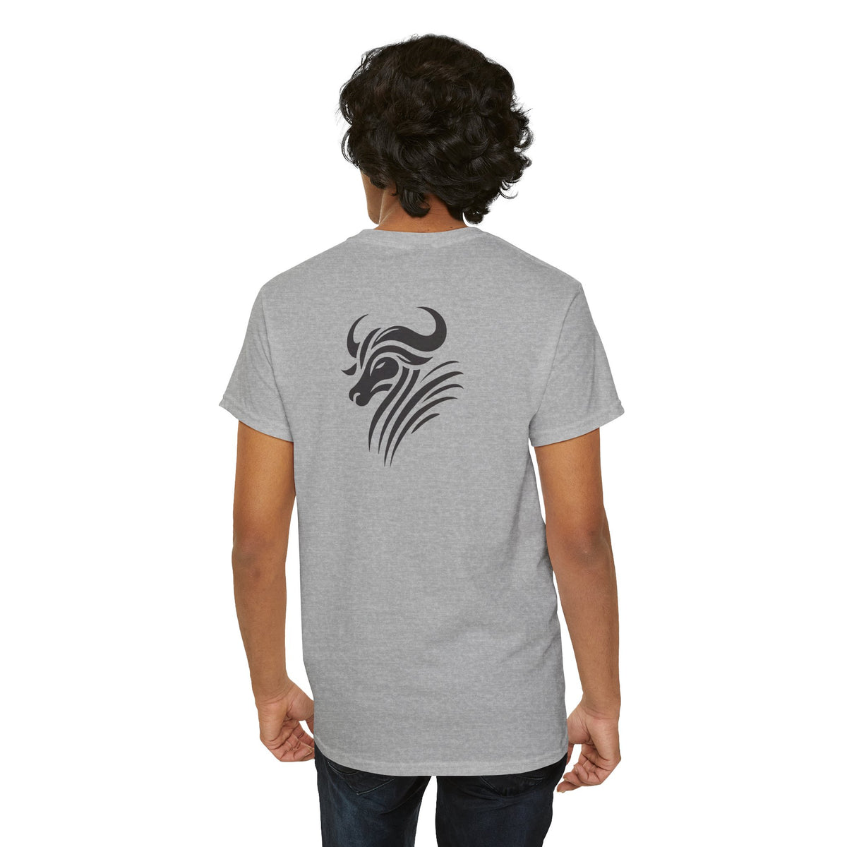 T-Shirt  "Zébu Tribal" - L’Âme de Madagascar 🏝️🐃