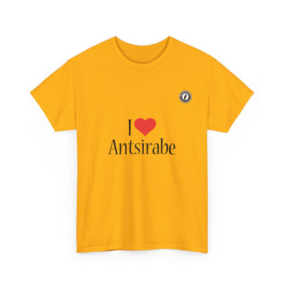 T-Shirt "I ❤️ Antsirabe" – L'Élégance de la Ville d’Eau