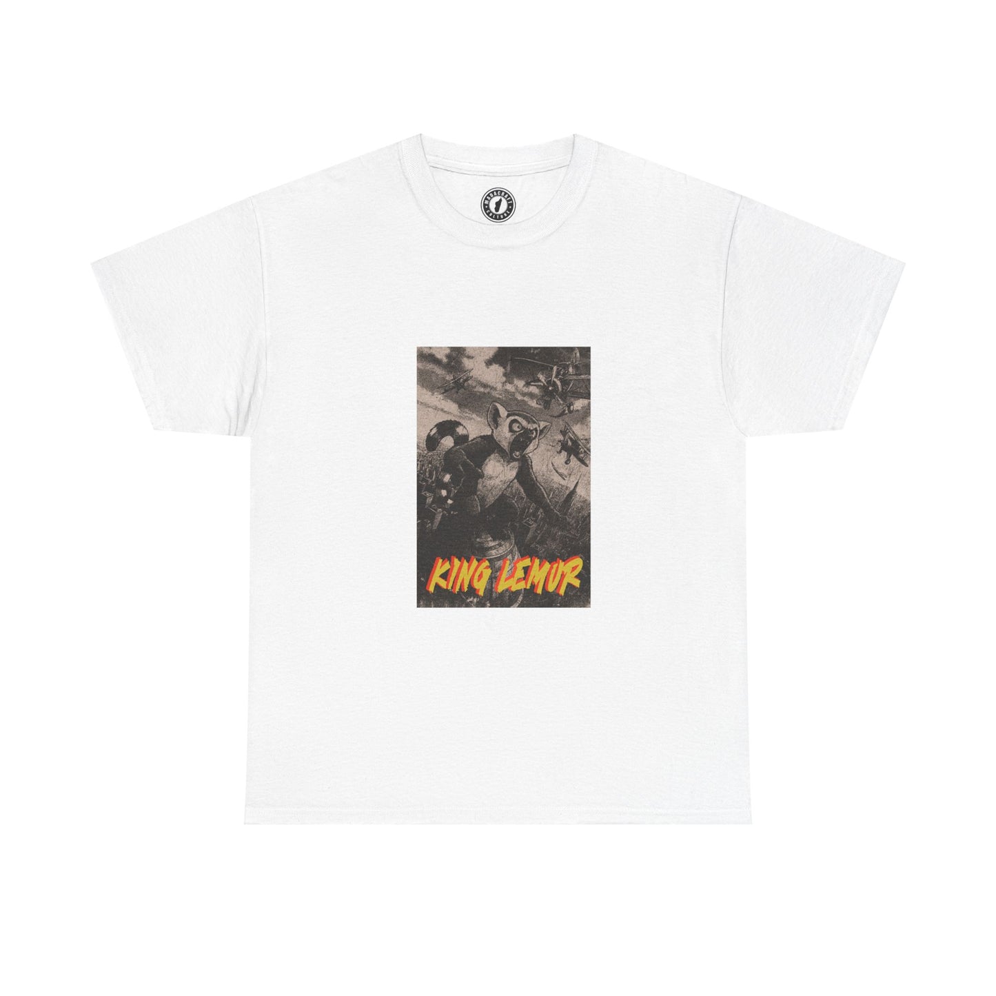 T-shirt King Lemur – Parodie King Kong version maki Madagascar | Madacraft Culture
