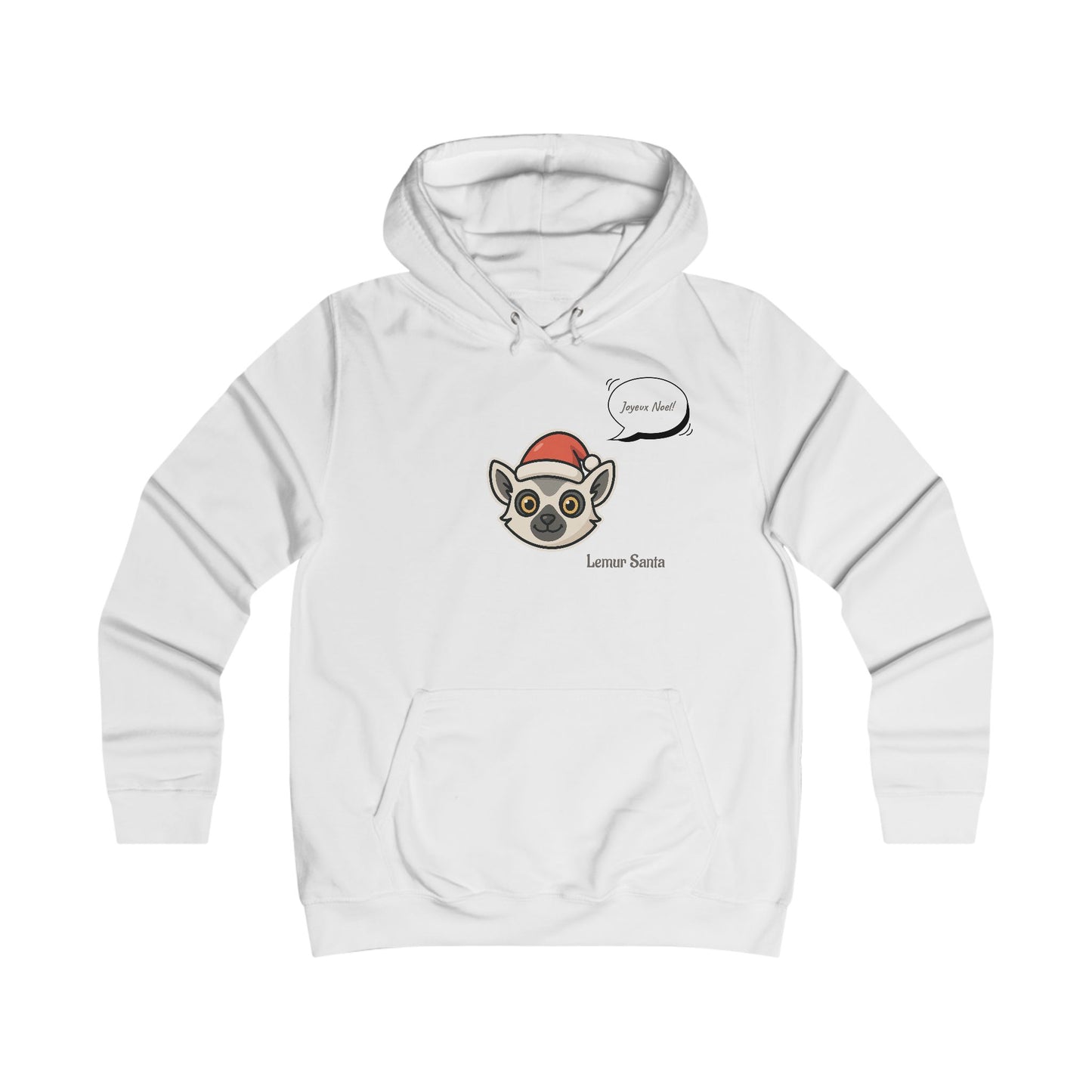 Lemur Santa Sweatshirt - Christmas by Madacraft Culture