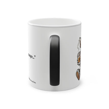 Magic Mug "Maki et Café"- Citation: "le seul échec est de ne pas essayer" ☕
